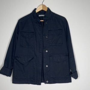 Vince Black Military Jacket